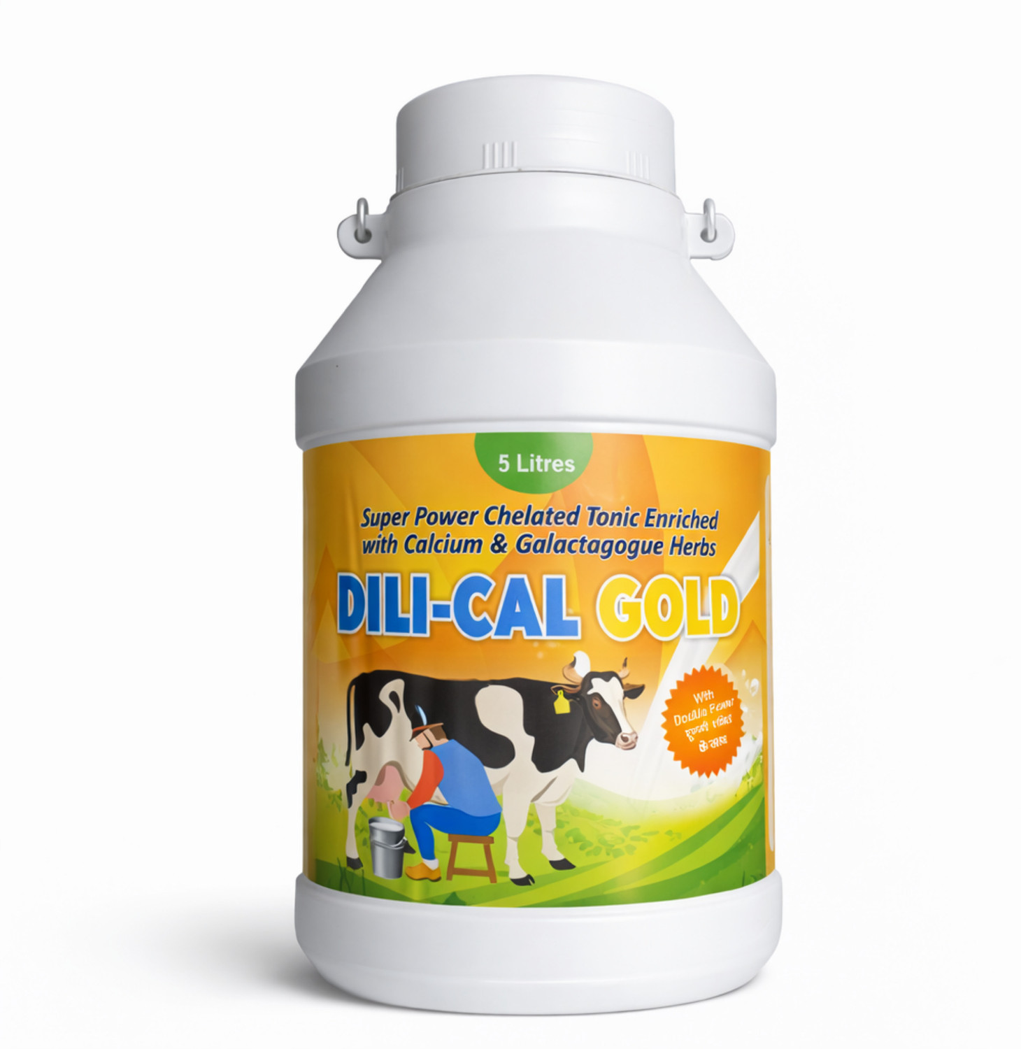 Image of Deeligent Biotech DILICAL Gold Calcium Supplement | Boosts Milk Yield,Strength & Immunity- Dollu Pet Health Supplements