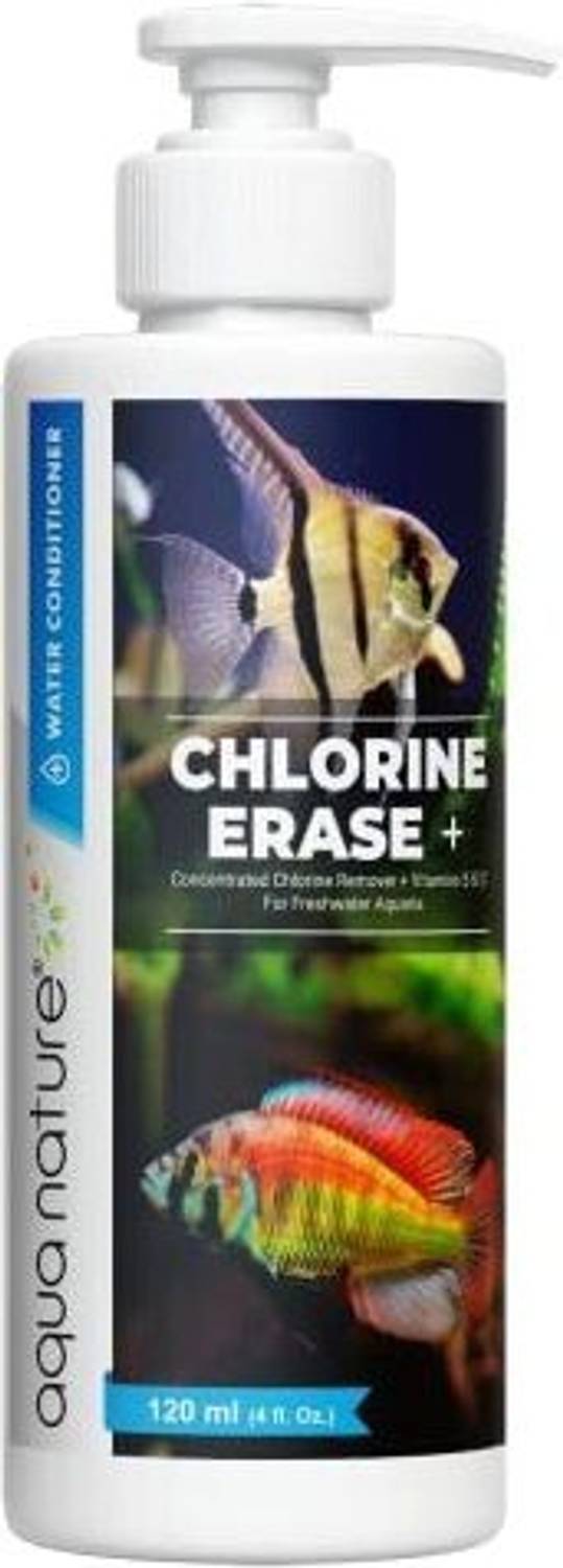 Aquanature Chlorine Erase + Water Conditioner 120ML Pet Health Supplements