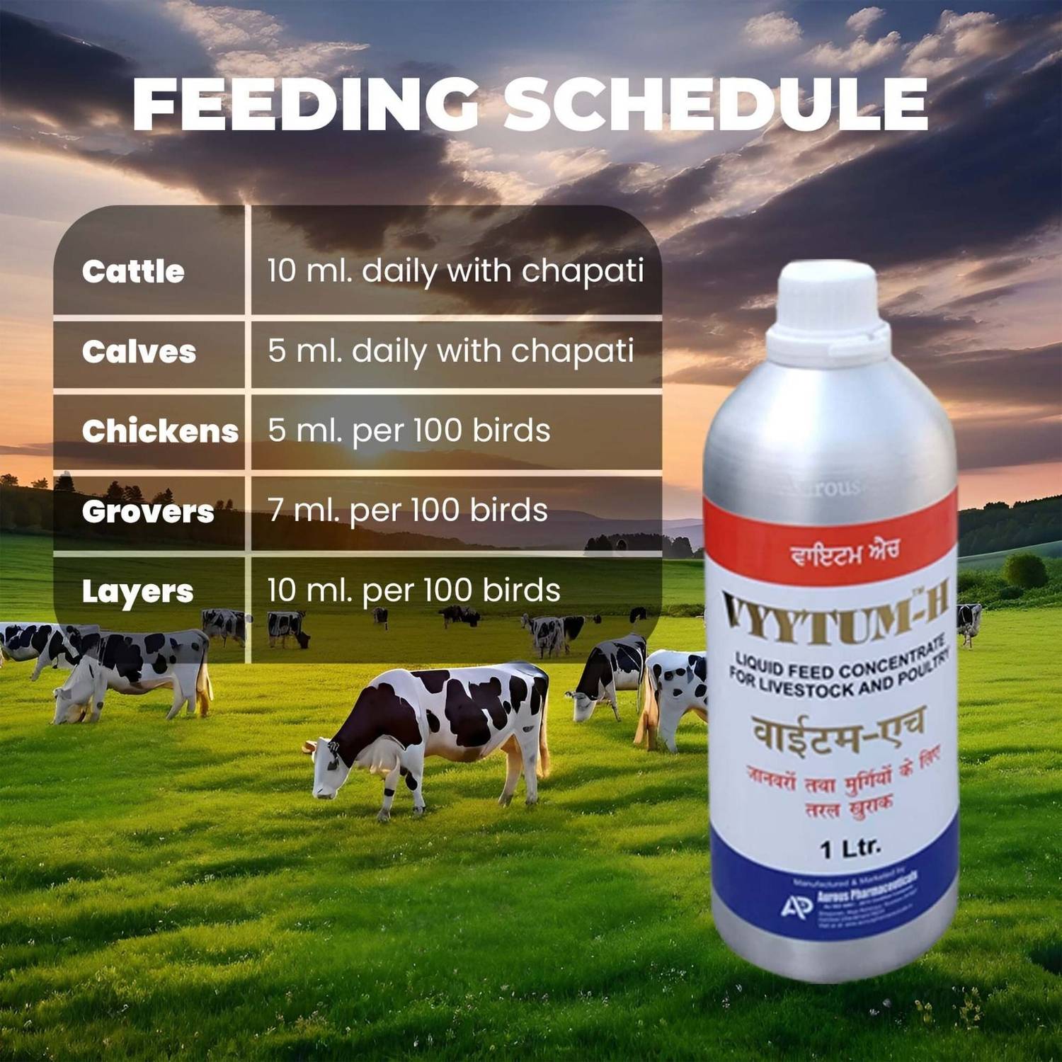 Aurous Veterinary Vitamin H Udder Growth 1L - Image 4