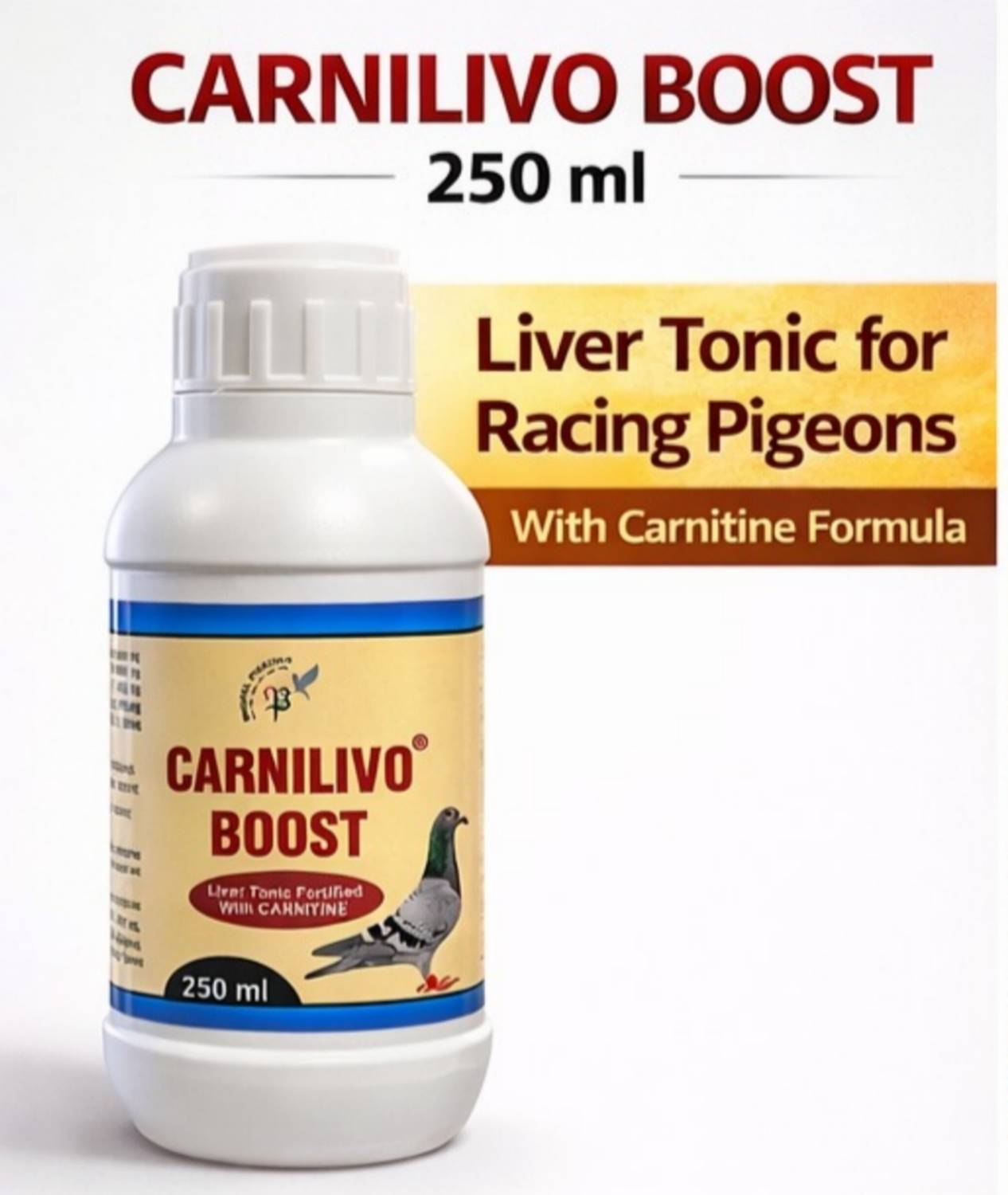 l carnitine for racing pigeons L-Carnitine Optti Carni | Rock Dove | 15 ml this liquid supplement is easy to administersimply add it to your feathered friends drinking water. CARNILIVO BOOST Liver Tonic for