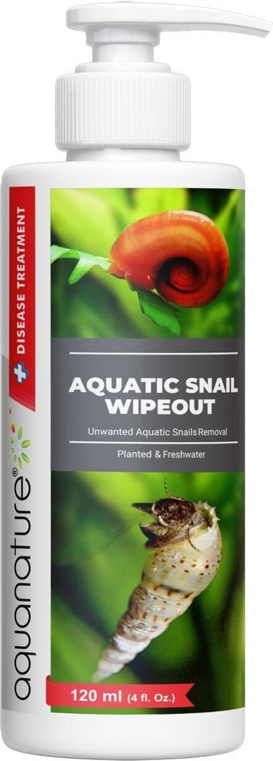 Aquanature Unwanted Aquatic Snail Remover Wipeout from Freshwater Planted Aquarium Pet Health Supplements