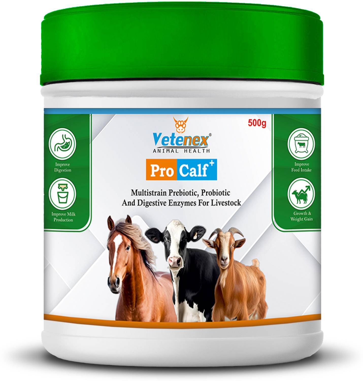 VETENEX Pro Calf Plus Supplement for Cattle, Buffalo - Image 1