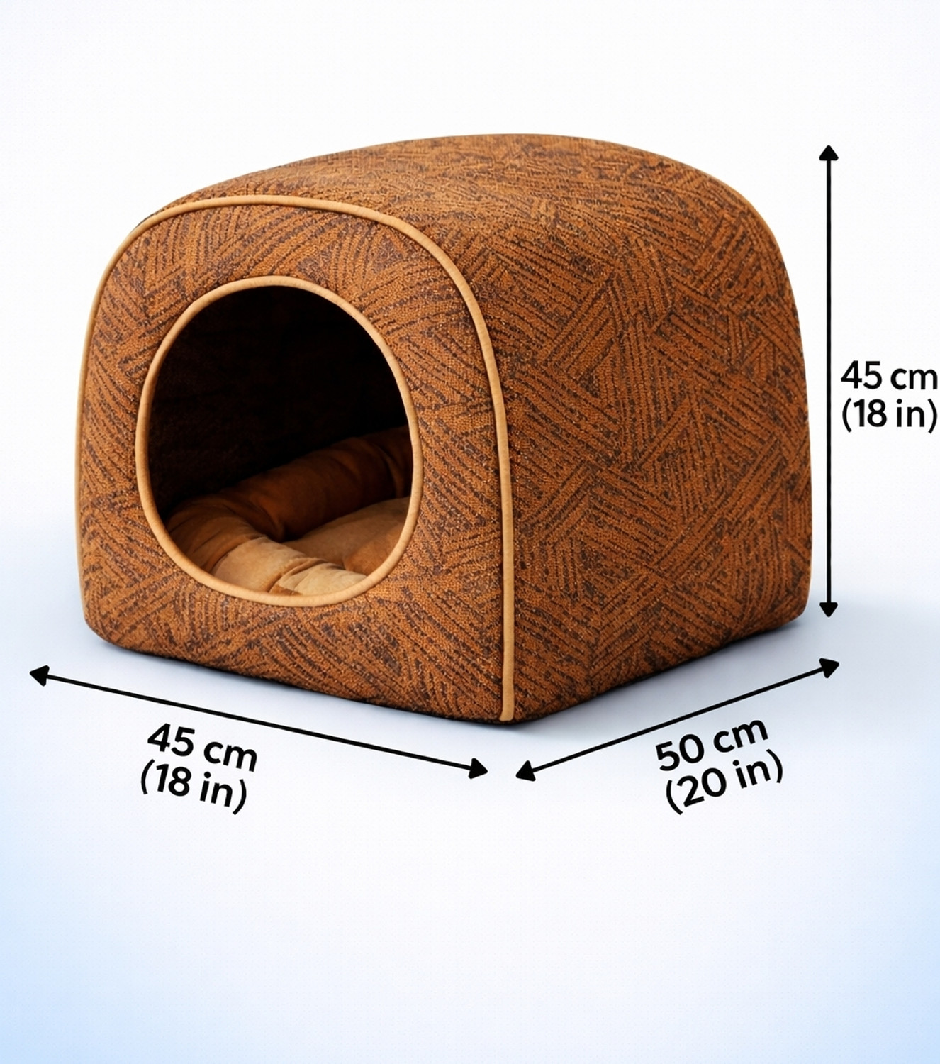 Image of URBANNEST 2-in-1 Sofa Cum House For Cats & Puppies Cat, Dog House