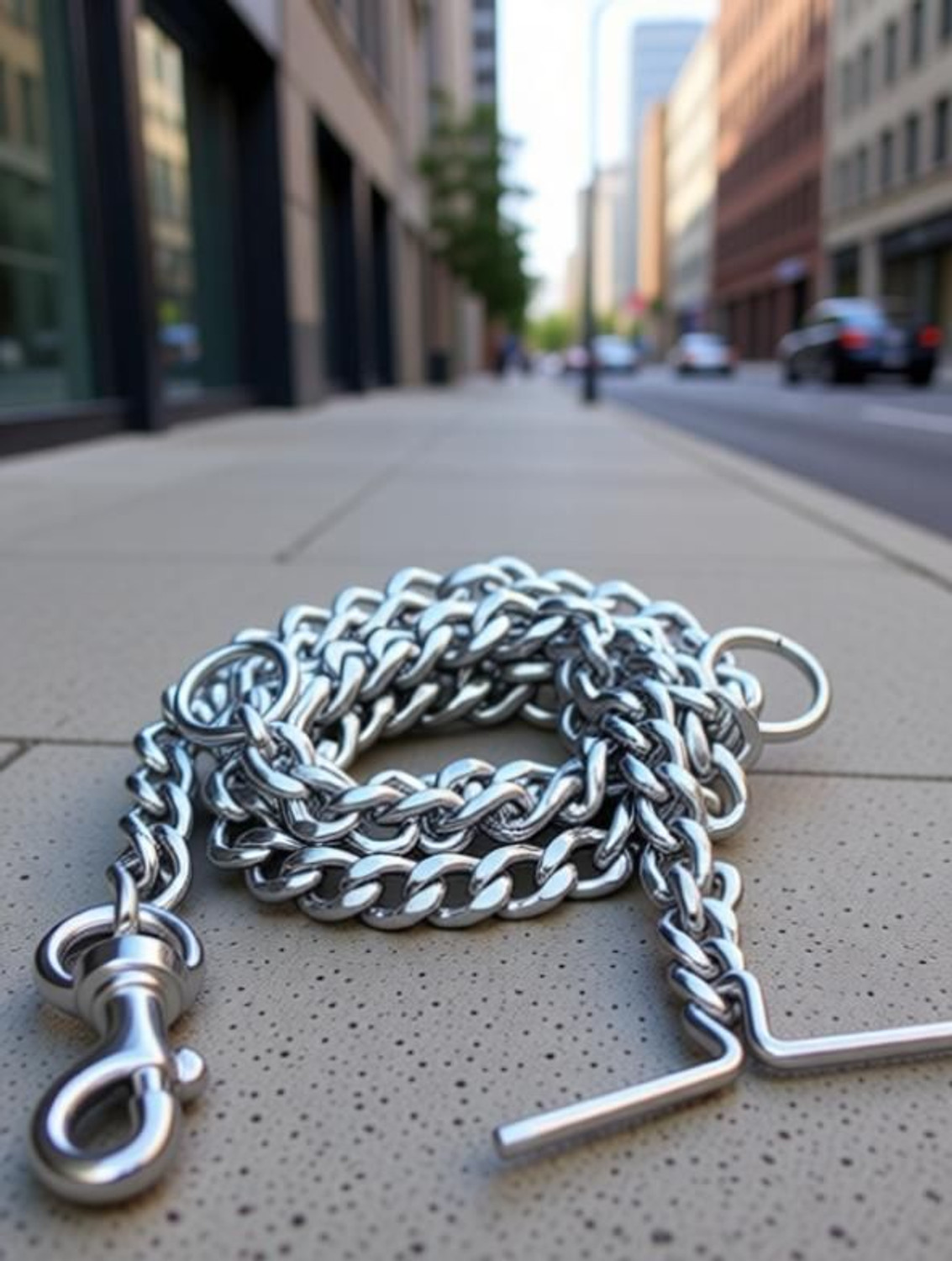 Image of PetJoy No.10, 60-inch design chain for Medium Dogs 150 cm Chain Leash 160 cm Dog Chain Leash