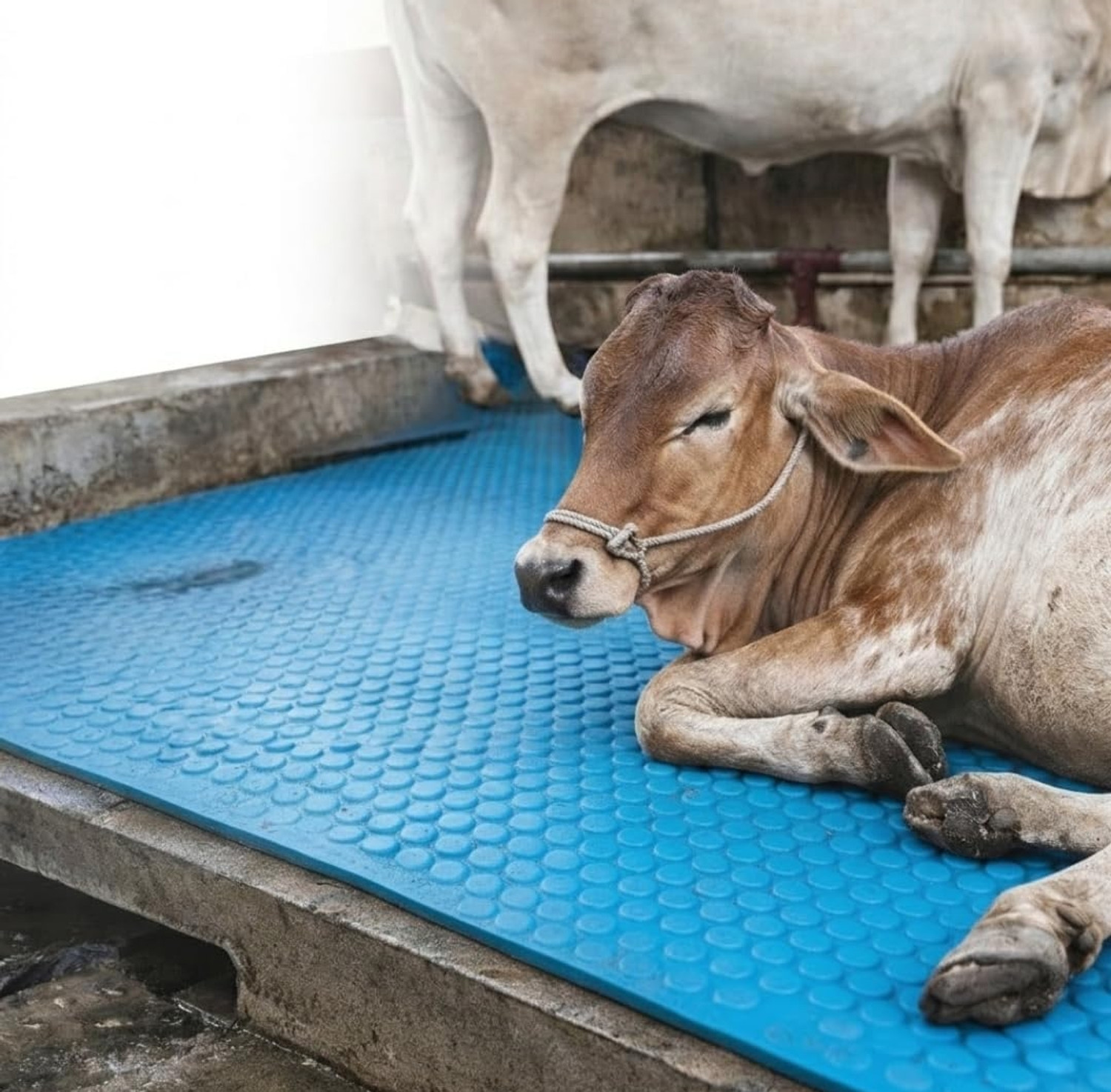 Image of PAONFIT TATAMAT FOR ANIMALS AND SIZE 8*5ft ,BPA FREE, WATERPROOF HEAVY THIK MAT Cow, Hamster Pet Mat