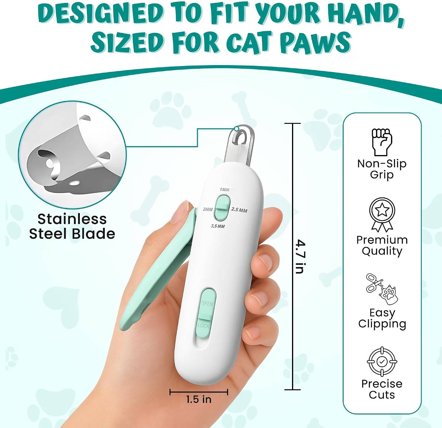 Wagmart Pet Nail Trimmer Clipper - Image 3