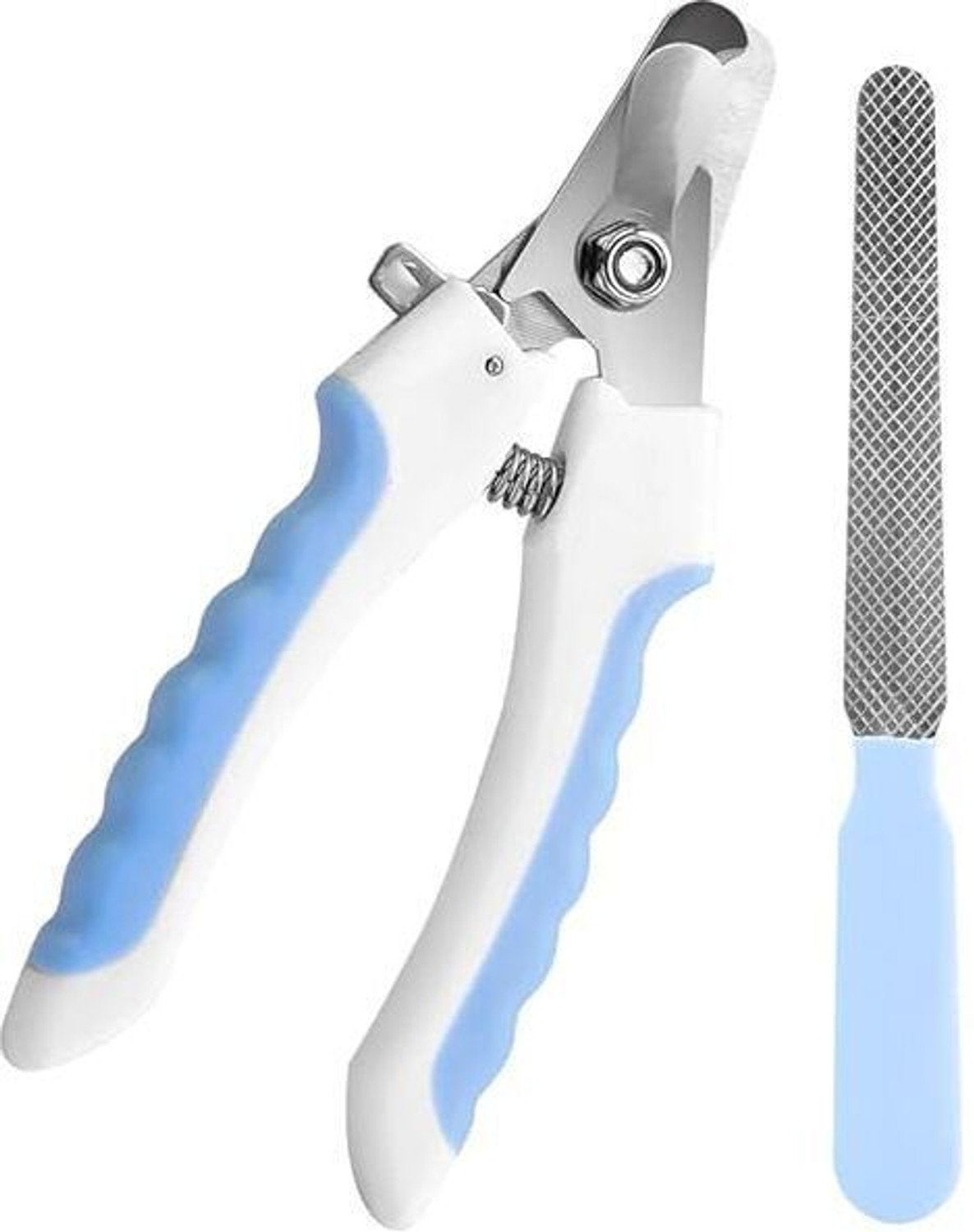 Image of Naaz Pet Pet Stainless Steel Pet Nail Cutter Clipper with Grinder Trimmer Filer Scissor Nail Clipper