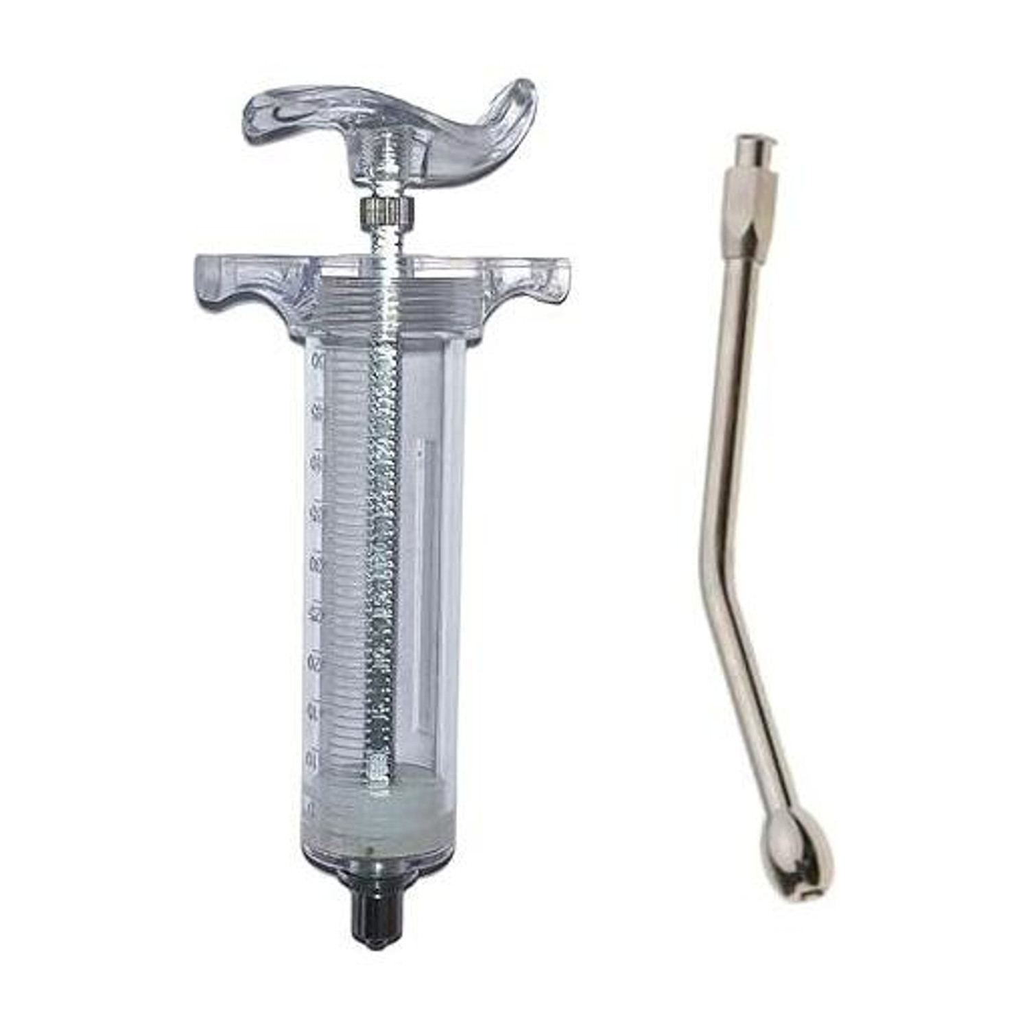 Image of SABM 50ml Livestock Drenching Syringe with Nozzle- Multipurpose Feeding Pet Nursing Kit