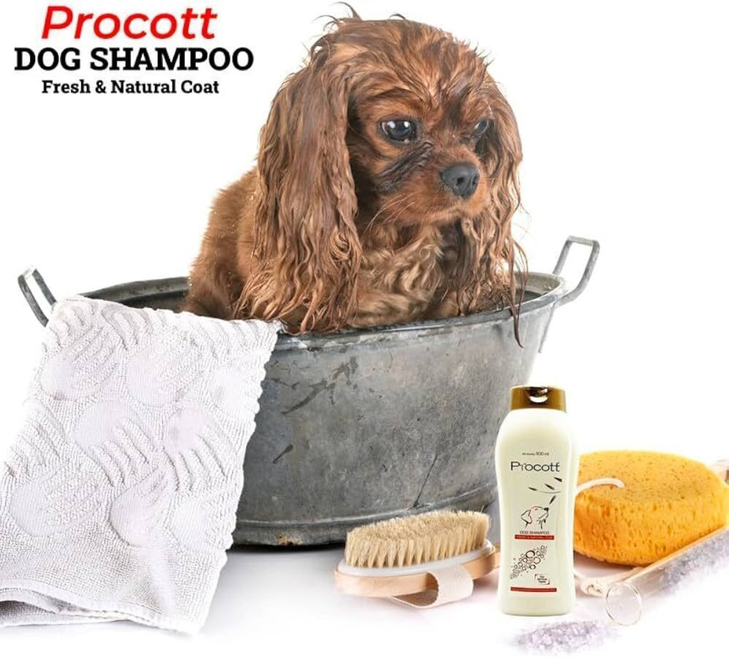 Image of Procott INTAS Dog Shampoo (Fresh & Natural Coat) Conditioning Fresh Dog Shampoo