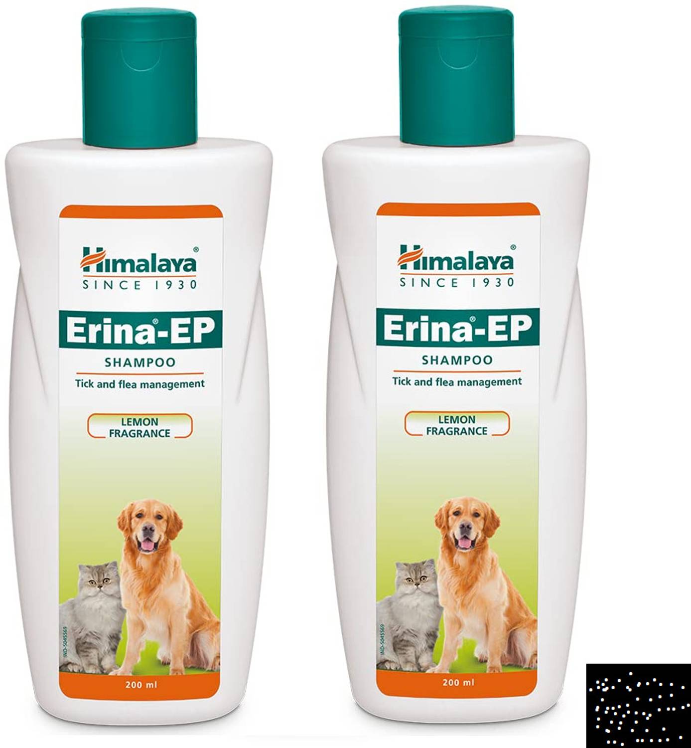 Erina-EP Tick and Flea Control Lemon Dog Shampoo - Image 1