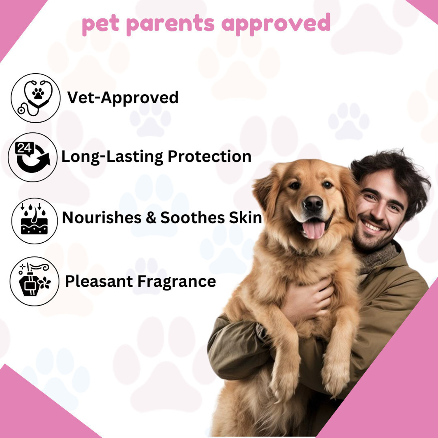 Image of House Of Tails Conditioning Shampoo & Pet Perfume Combo for Soft Fur and Fresh Fragrance Conditioning Lavendar Dog, Cat Shampoo