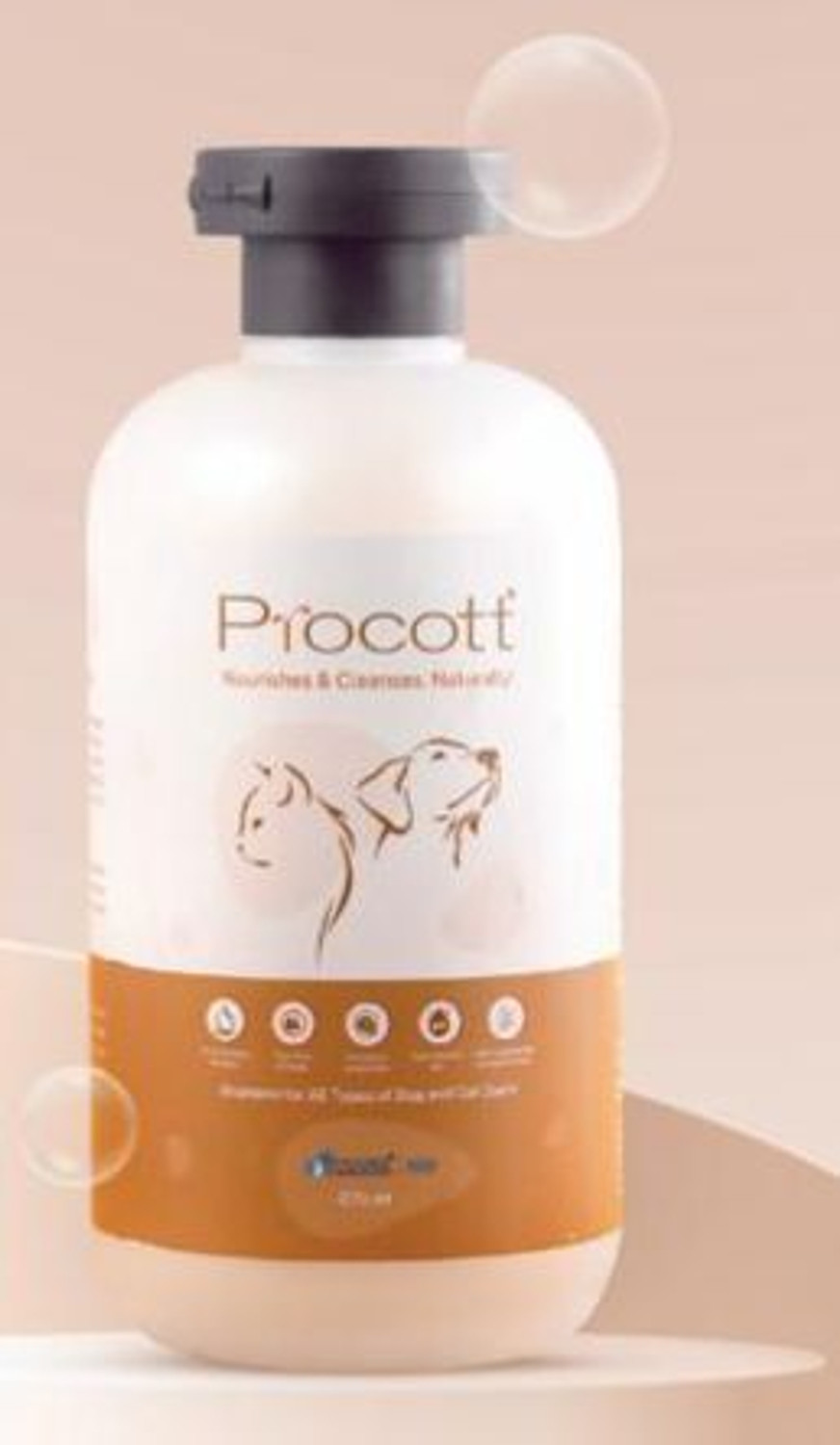 Image of Procott INTAS Dog Shampoo (Fresh & Natural Coat) Conditioning Fresh Dog Shampoo