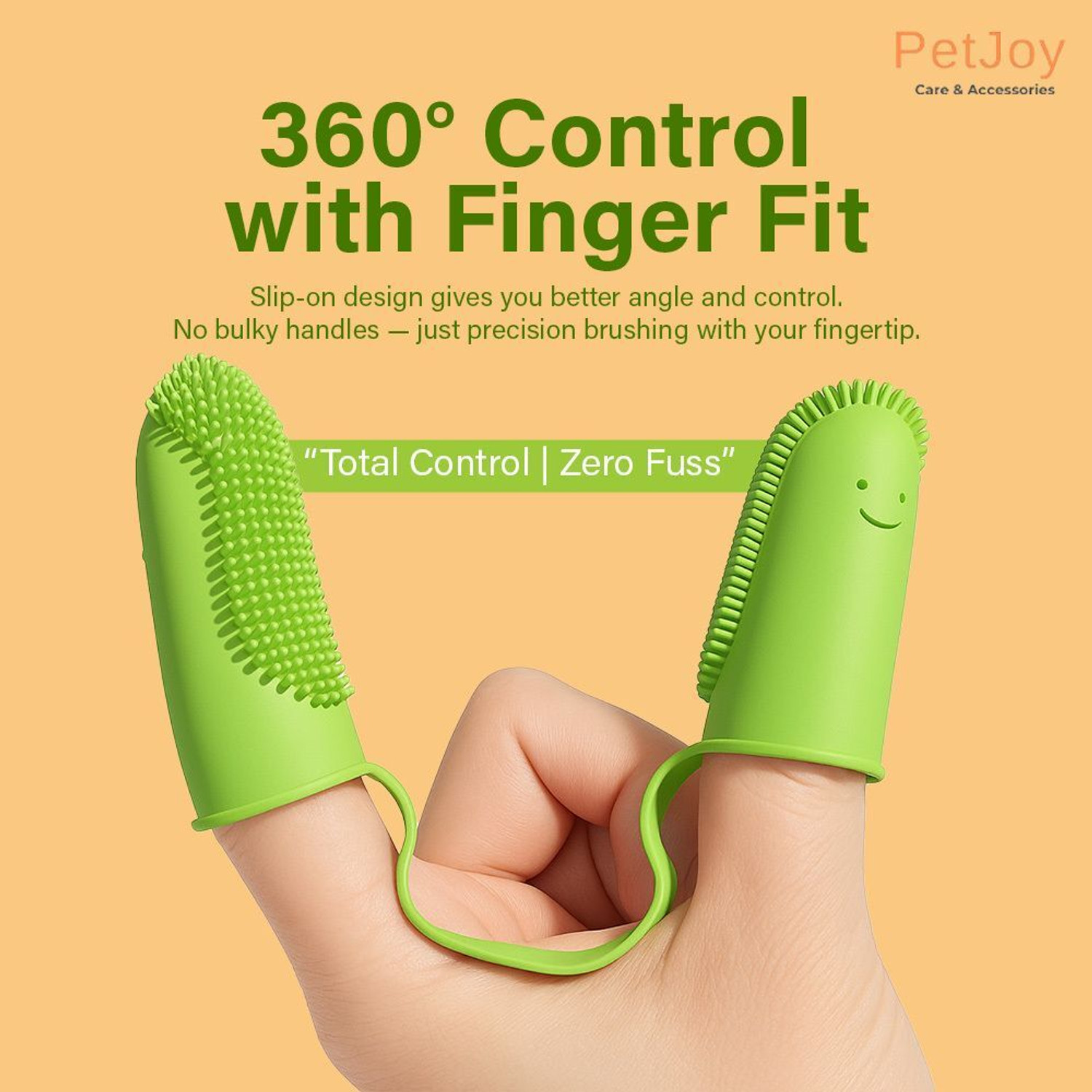 Image of PetJoy Teeth Cleaning Soft Bristles for Easy Dental Care Toothbrush for Dogs & Cats Pet Toothbrush