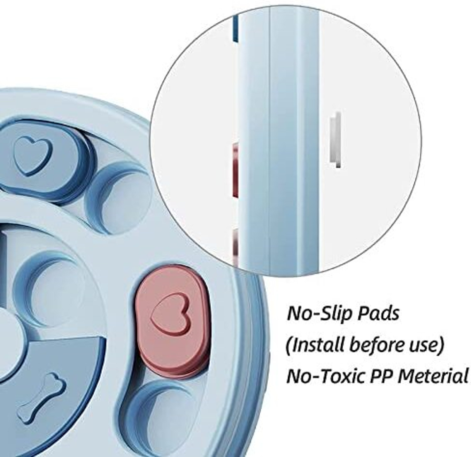 Image of Dogs and Tiddles Dog Puzzle Toy for Dispensing Treats, Pet Toys Game for Training Plastic Treat Dispensing Toy For Dog & Cat