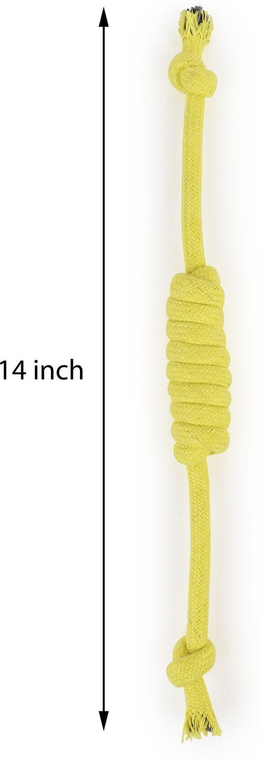 Image of GNS PETS Durable 100% Cotton Rope Toy Combo - Pack of 3 Chew & Tug inch Cotton Chew Toy For Dog