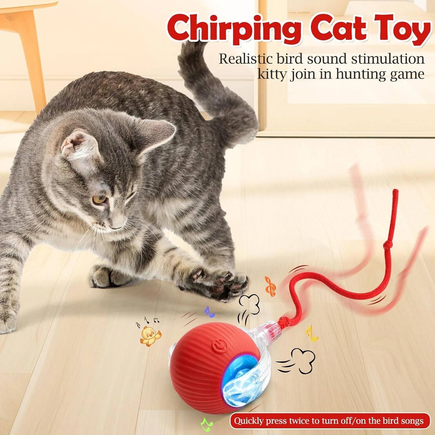 decorvaiz Electric Cat Toy Ball - Image 2