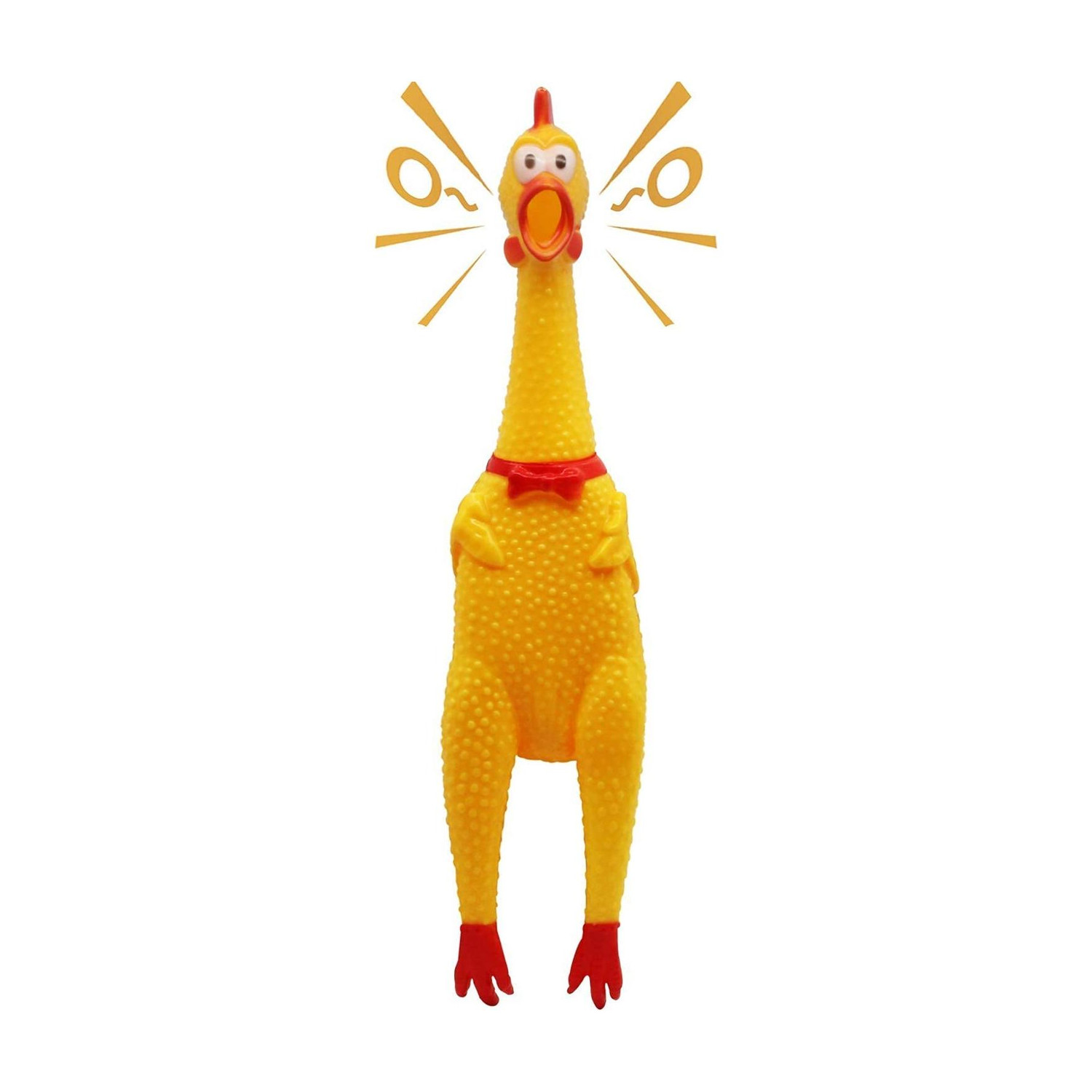 Image of decorvaiz Natural Latex Rubber (SQUEAKY CHICKEN) Dog Chew Toy | Rubber Chew Toy For Dog