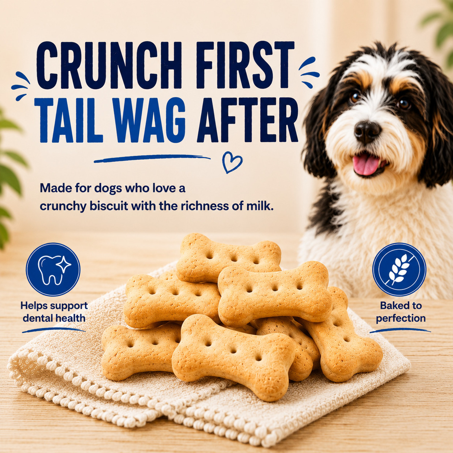 Image of Purepet Oven Baked Biscuit Chicken Dog Chew