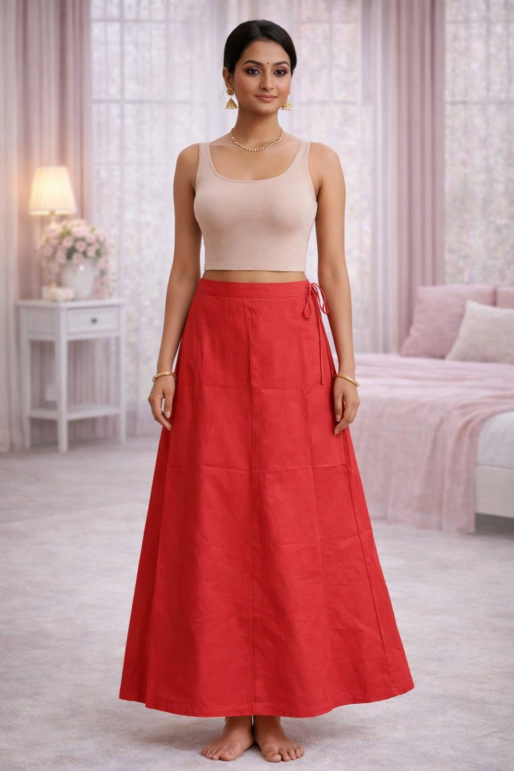 Breezly Pet-06 Pure Cotton Petticoat