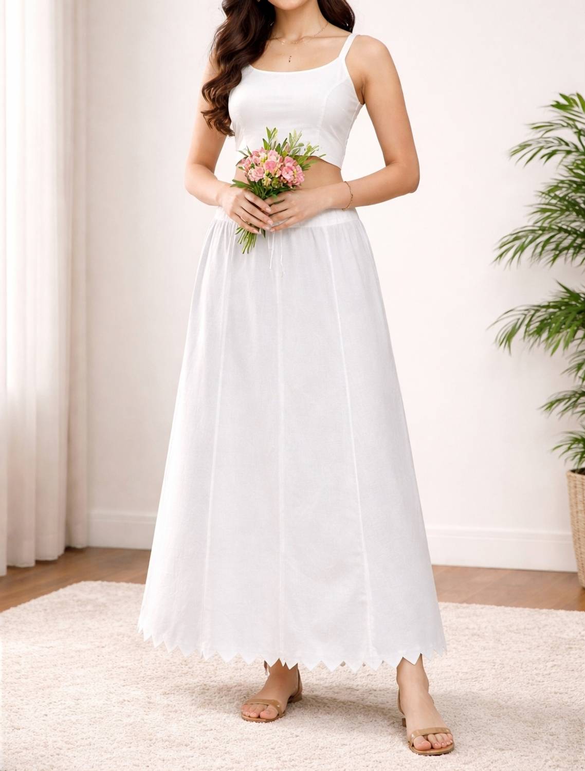 Allable Fashion WTP 001 Cotton Blend Petticoat