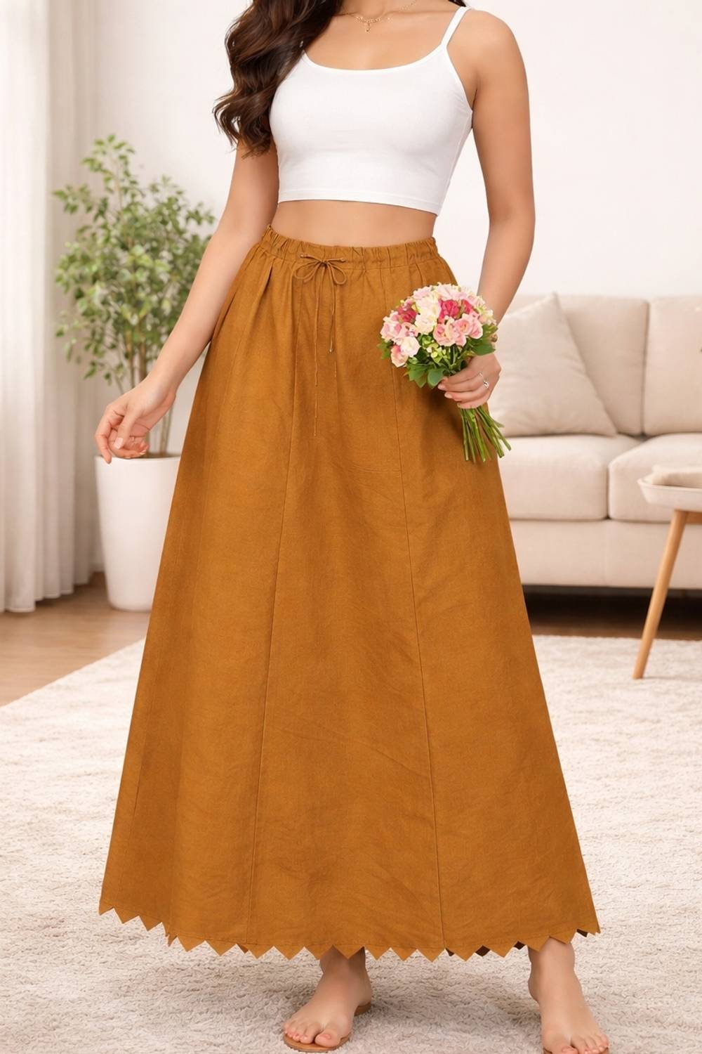 Allable Fashion DGB 01 Cotton Blend Petticoat