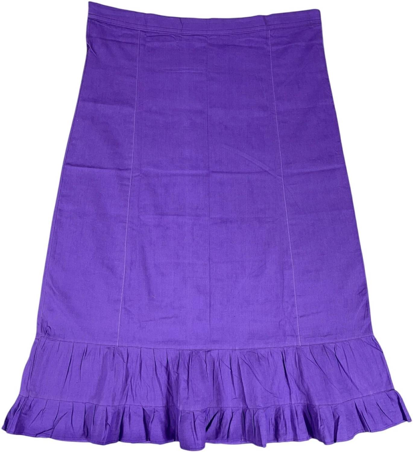 Belizzi Paridhan Bluish Purple Saree Shapewear, Petticoat Pure Cotton Petticoat