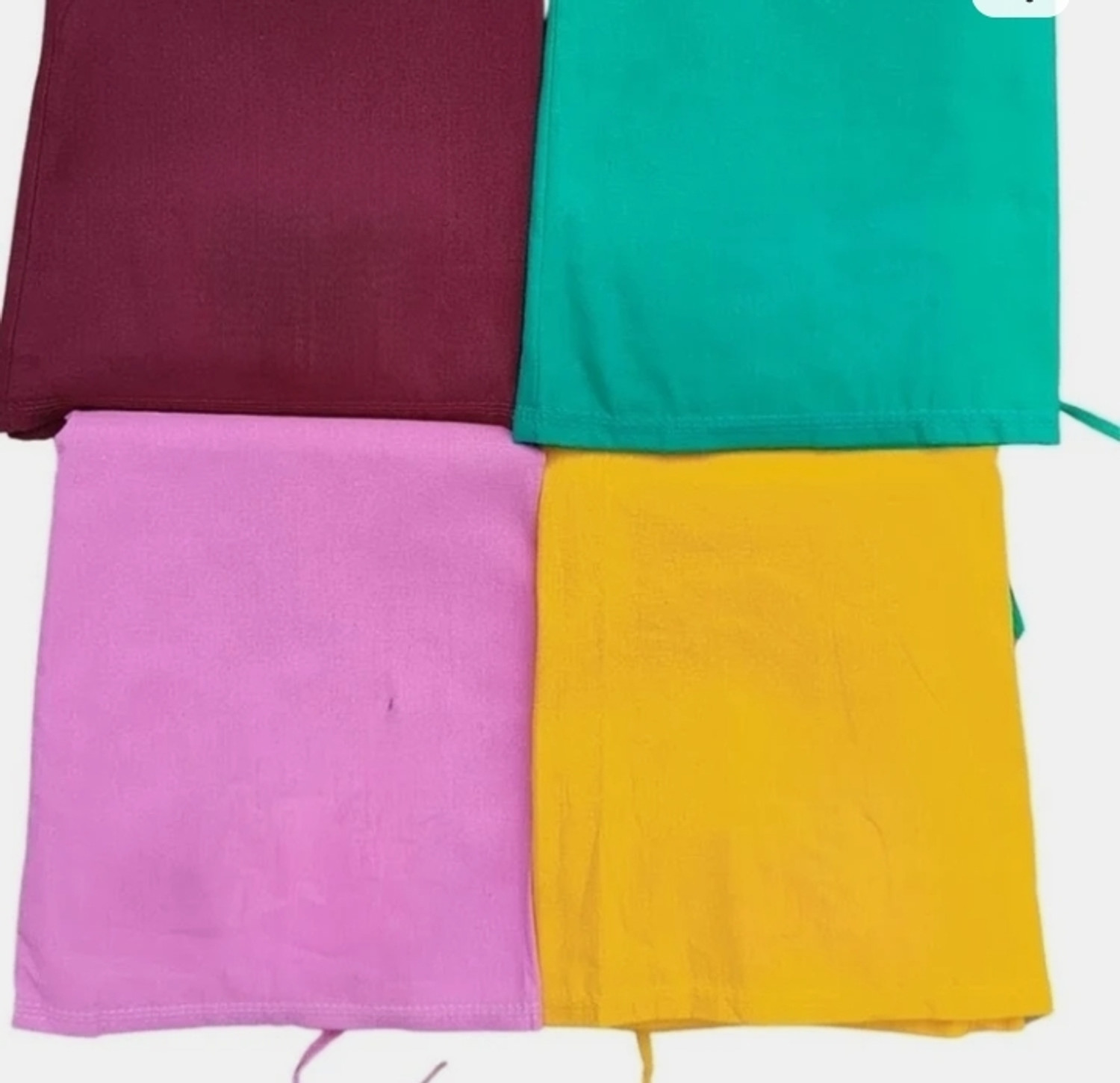 Image of ChetnaCreation 4 Premium Saree Petticoat for Women - Baby Pink, Yellow, Maroon, Rama Green Cotton Blend Petticoat