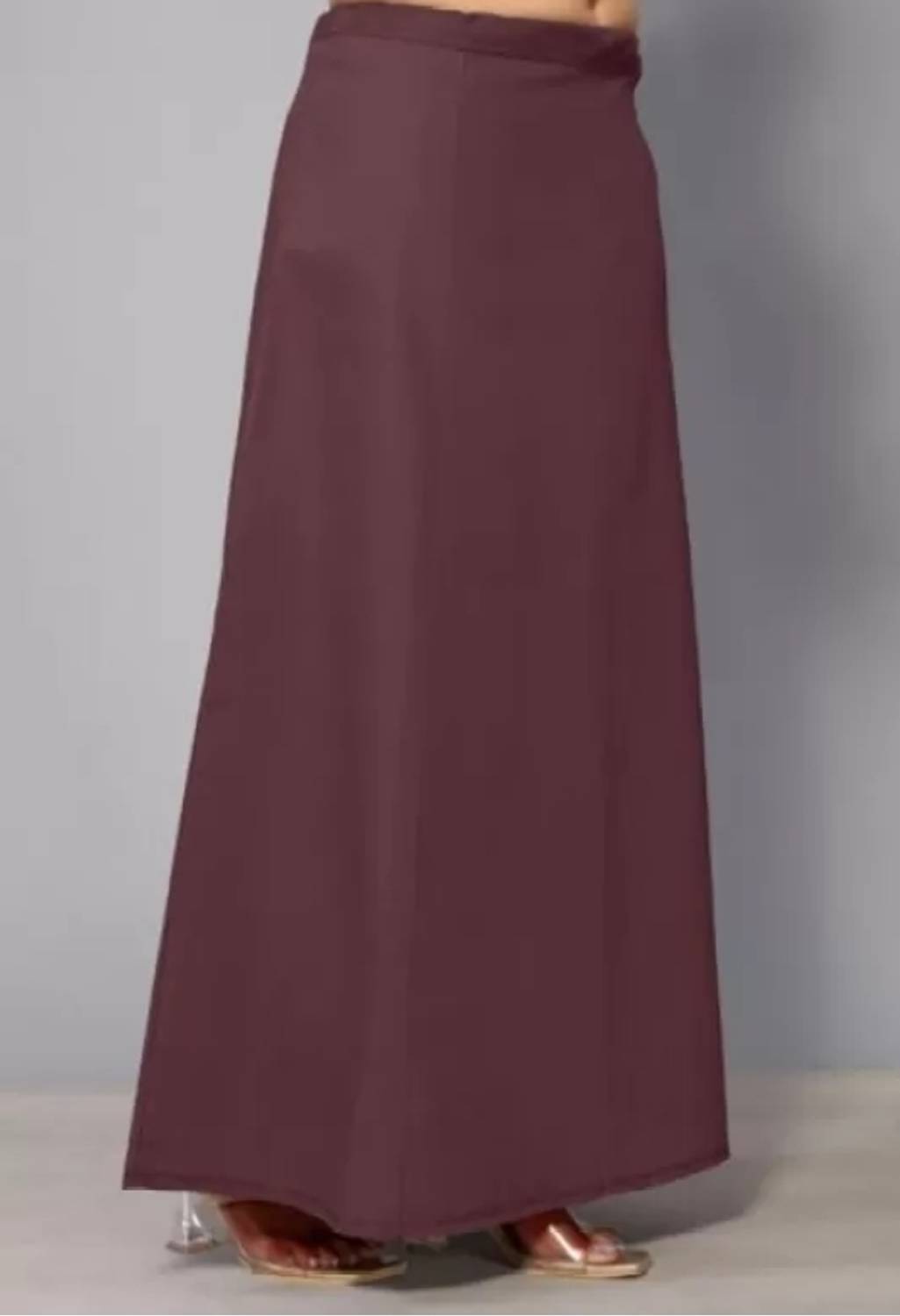 AHN Fashion WINE COTTON PETTICOAT Pure Cotton Petticoat