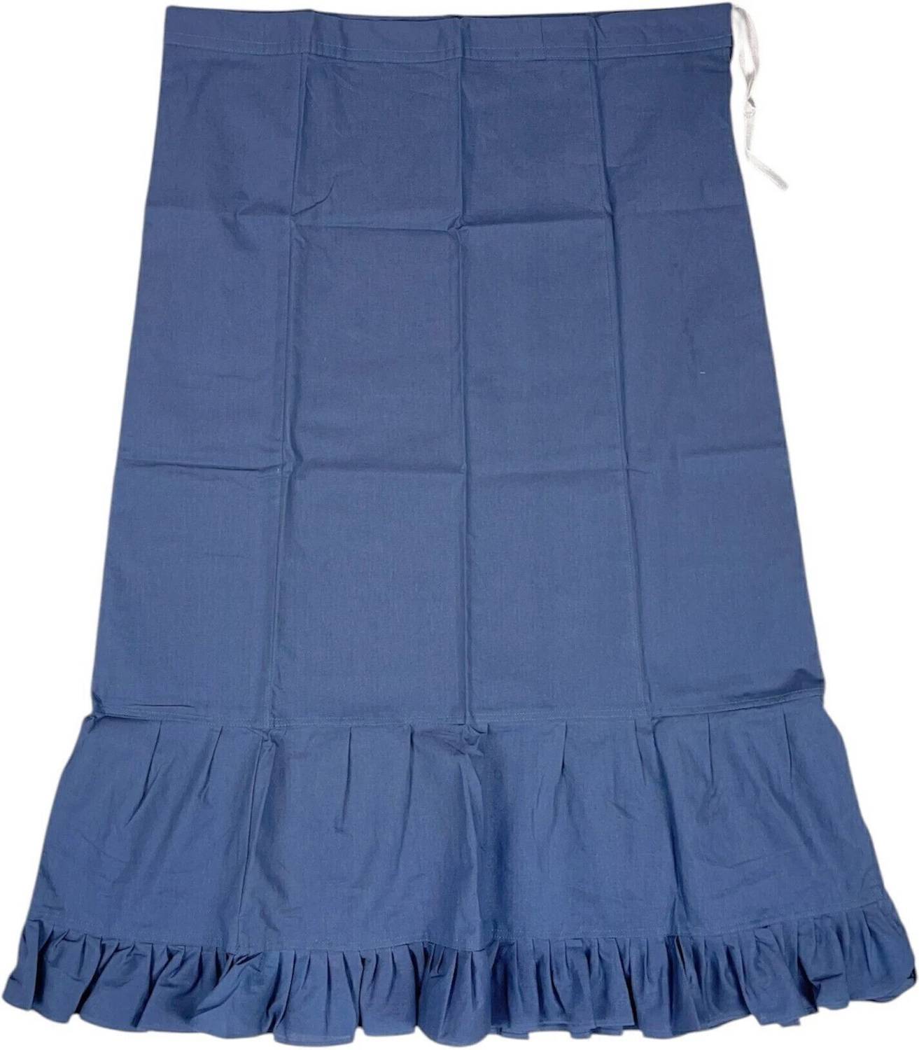 Belizzi Paridhan Waikawa Grey Saree Shapewear, Petticoat Pure Cotton Petticoat