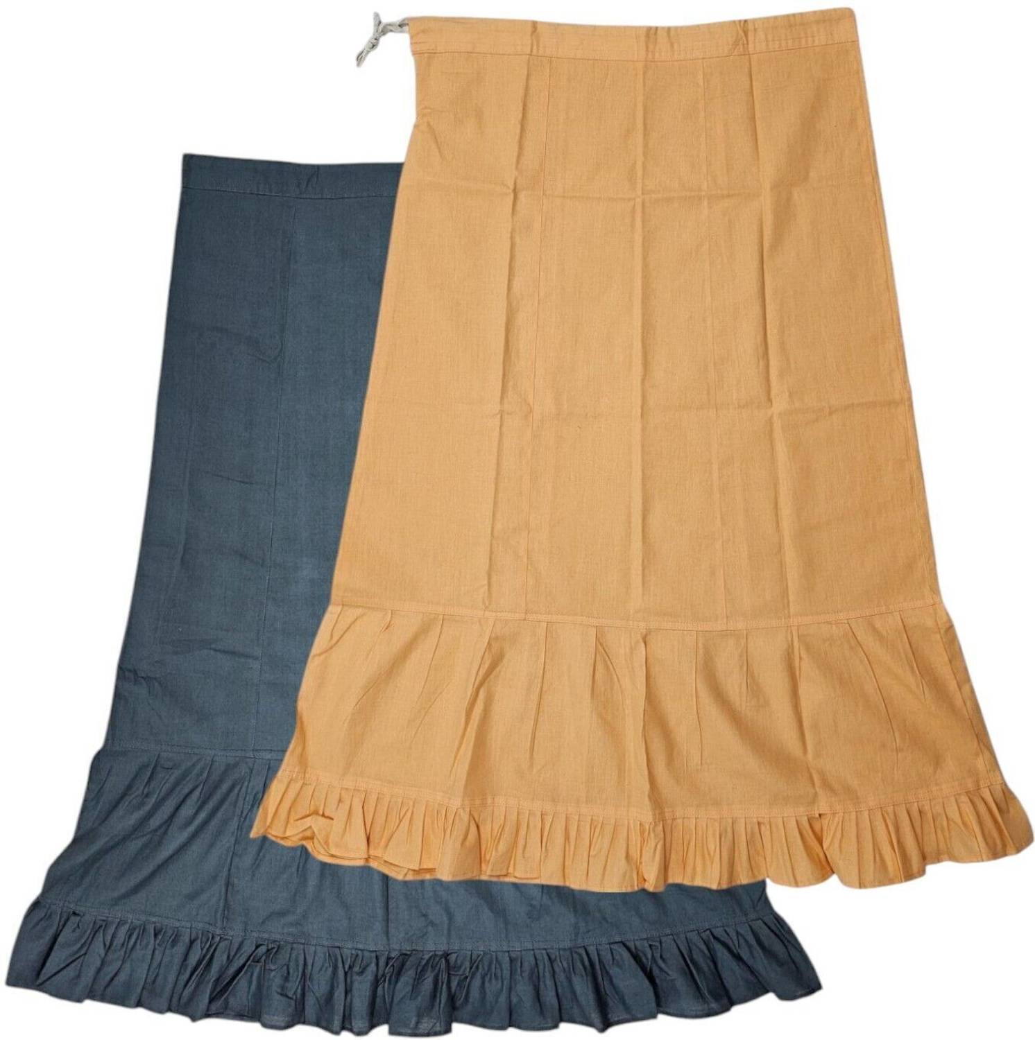 Belizzi Paridhan Black & Honey Combo Pure Cotton Petticoat