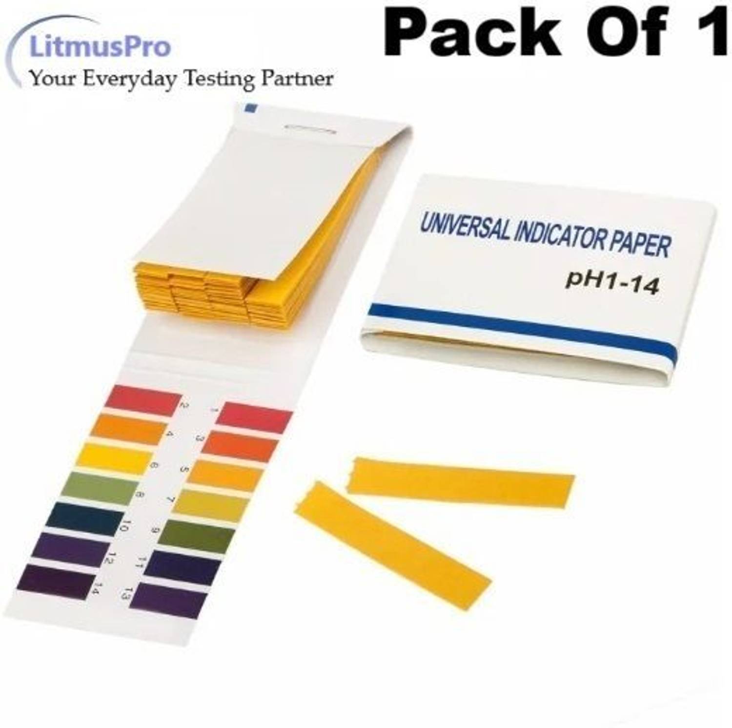 bioway Universal Indicator pH Paper Strips Pack of 1 (80 Strips) Ph Test Strip