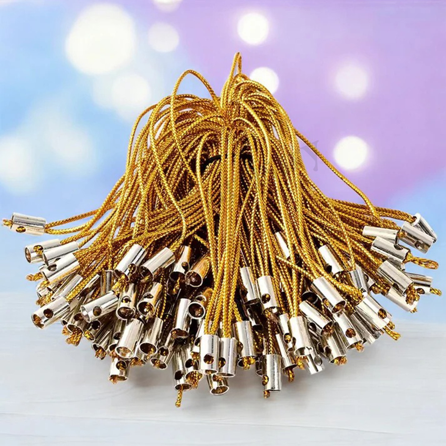 Image of TUBA artistry Phone Charm Strings 100 Pcs Mix Colour| Phone Charm Thread | Cell Phone Strap Phone Charm