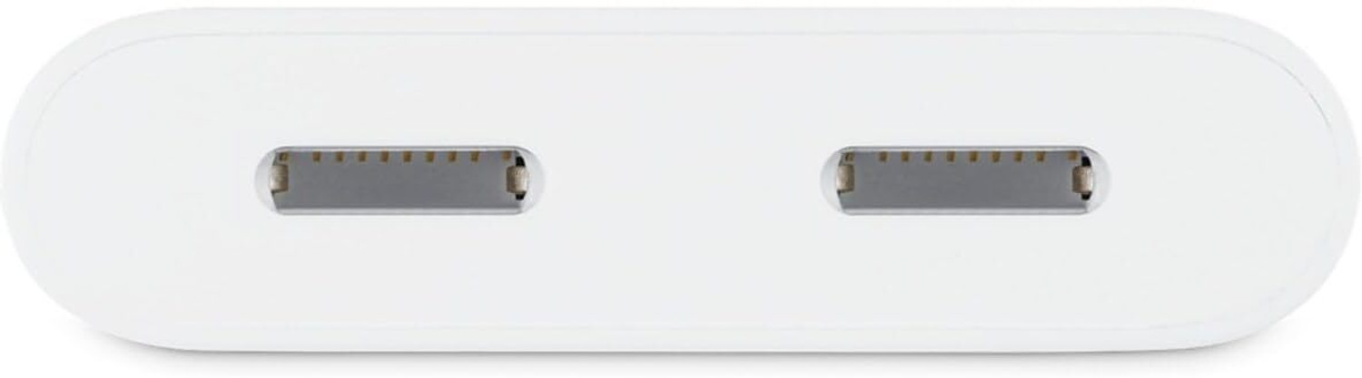Image of Carecase White Belkin Apple Certified Lightning Audio + Charge Adapter Phone Converter