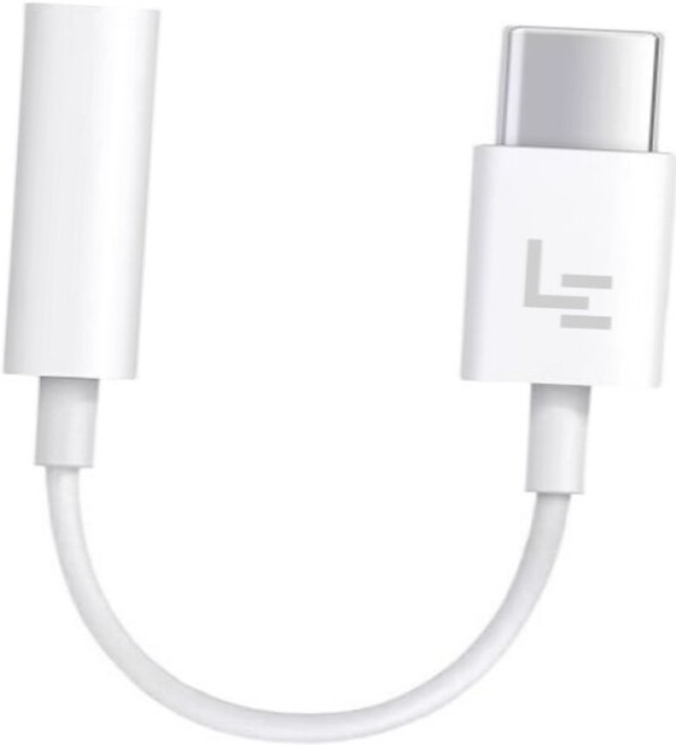 Image of vivo White Type C to 3.5 mm Earphone Connector Audio Jack... Phone Converter