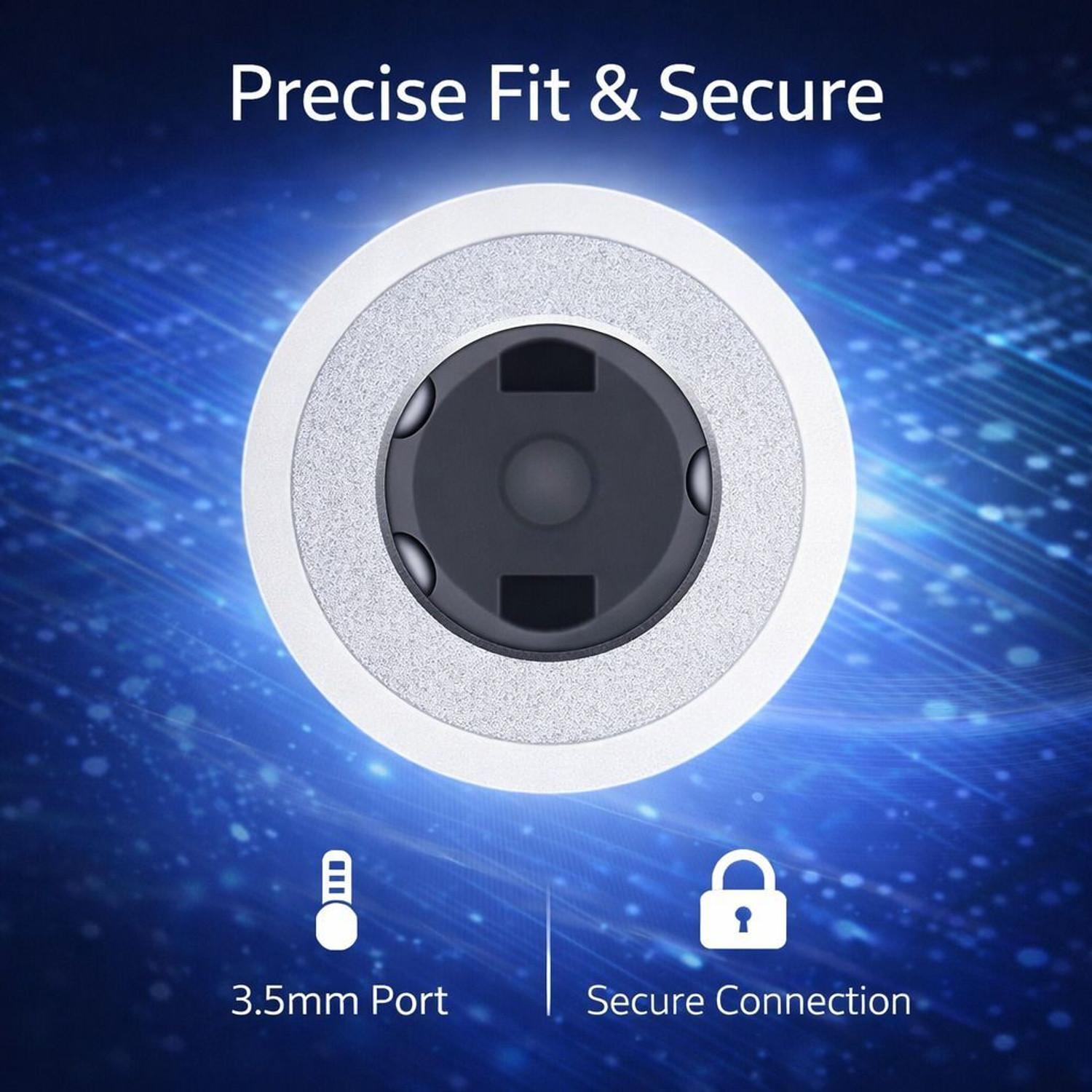 Image of ULTRADART White Type-C to 3.5 mm Jack Converter Phone Converter