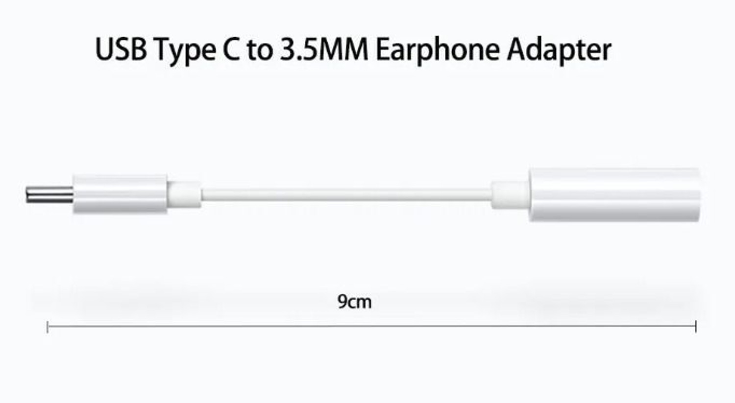 Image of vivo White Type C to 3.5 mm Earphone Connector Audio Jack... Phone Converter