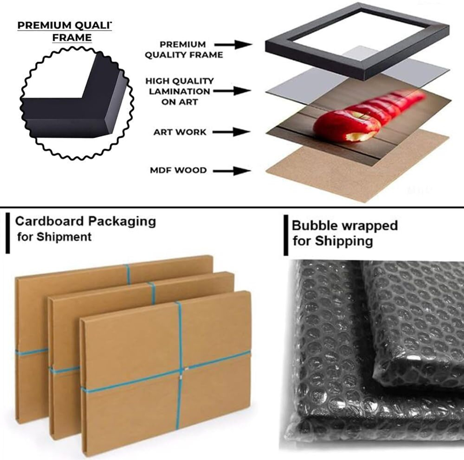 Image of Flipkart SmartBuy Wood Wall Photo Frame