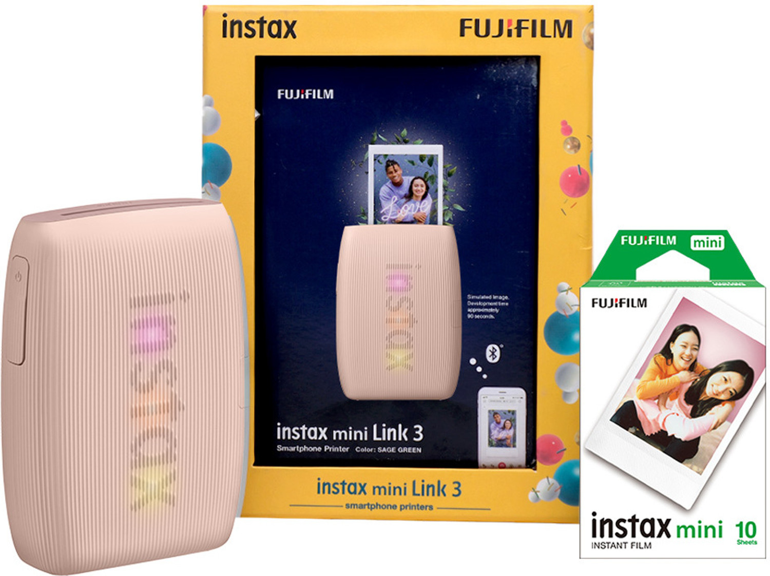 Image of FUJIFILM Mini Link 3 Starter Kit Photo Printer