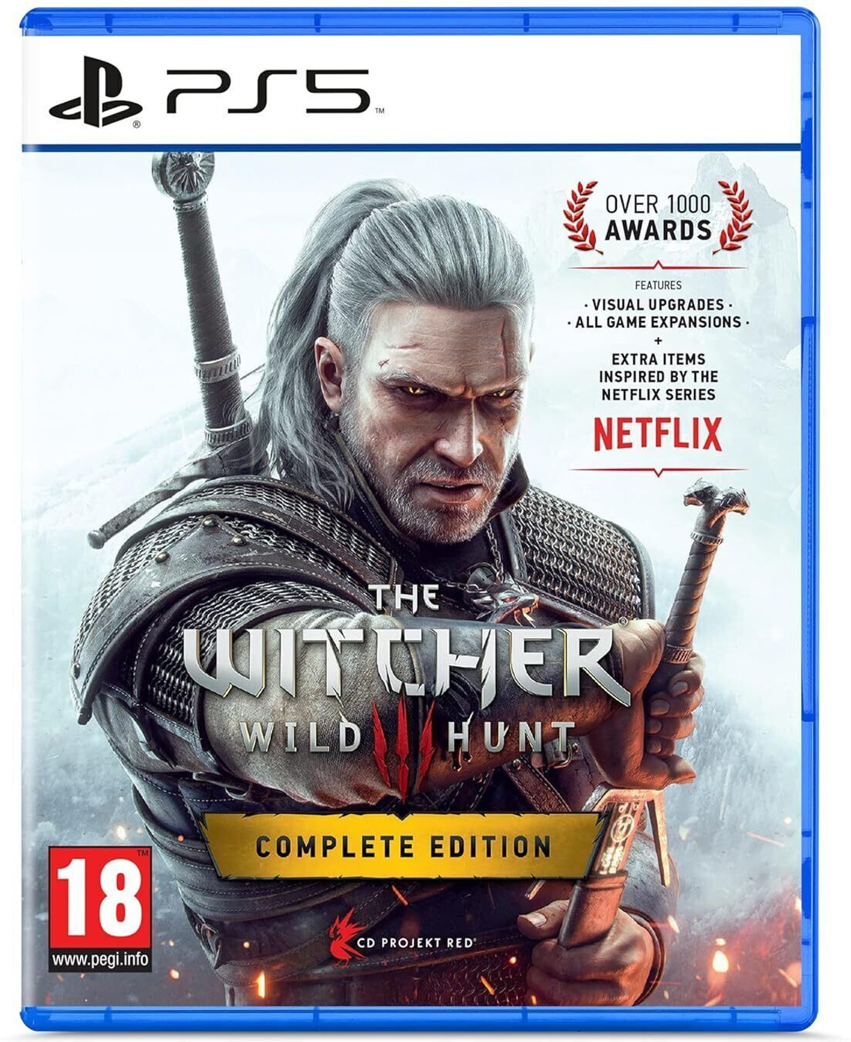 Image of The Witcher 3 Wild Hunt Complete Edition PS5 Game CD | Best PS5 PlayStation Games | Ultimate PS 5 Games Collection | PlayStation 5 Games CD | Witcher 3 PS5 Disc | High Performance Adventure RPG | Premium Value for Gamers | Top PS Game for PlayStation Games PS5 Fans (Complete Edition)