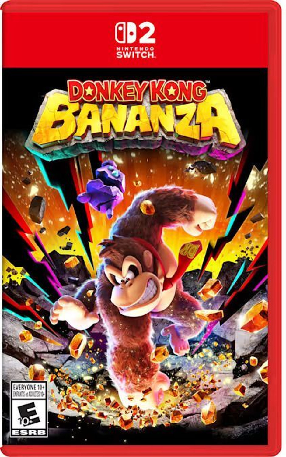 Image of Donkey Kong Bananza Nintendo Switch 2 CD | Nintendo Switch 2 Donkey Kong Bananza Game Top Physical Switch 2 Games | Original Nintendo Switch Two Adventure Cartridge Best Nintendo Switch 2 Games for All Ages | Compatible with Nintendo 2 Console Donkey Kong Nintendo Switch Game | Premium Nintendo Switch 2 Physical Games Title