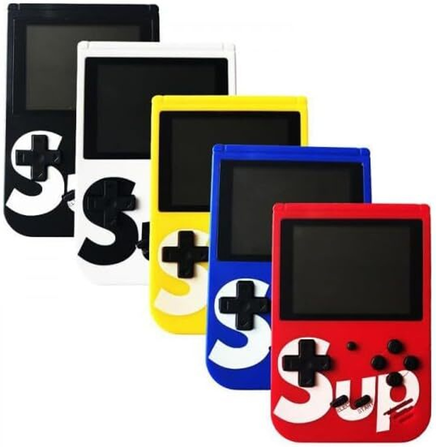 Image of SUP 400 in 1 Retro Game Box Console Handheld Classical Game PAD box s6 with TV output Ga ng Console 8 GB with Mario /Super Mario /DR Mario /Contra /Turtles and other 400 Games 8 GB with Super Mario, DR Mario, Mario, Contra, Turtles, Tank, Bomber Man, Aladdin, Total 400 Games 64 GB with Yes (Black) (Console Handheld Classical Game PAD box s6 with TV output) (Console Handheld Classical Game PAD box s6 with TV output)