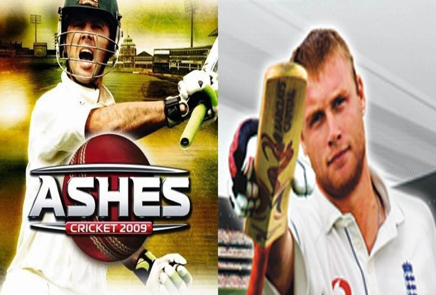 Ashes and  ポスター 2007年 Ashes Cricket 09 and Simulation Cricket 07 COMBO of Two Sports