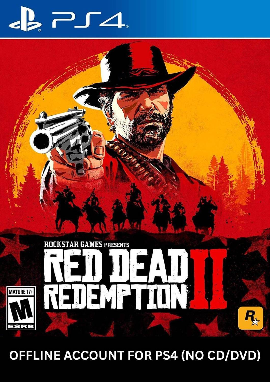 Red Dead Redemption 2 | PS4 Game | No CD/DVD/CODE | OFFLINE