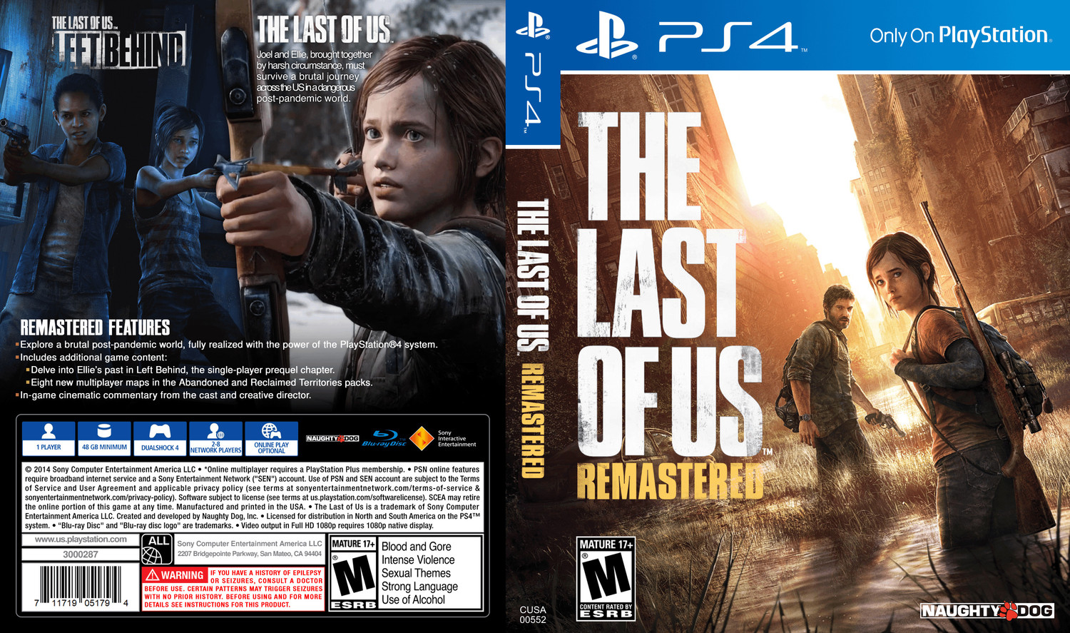 Image of LAST OF US REMASTERED PS4 (2014)