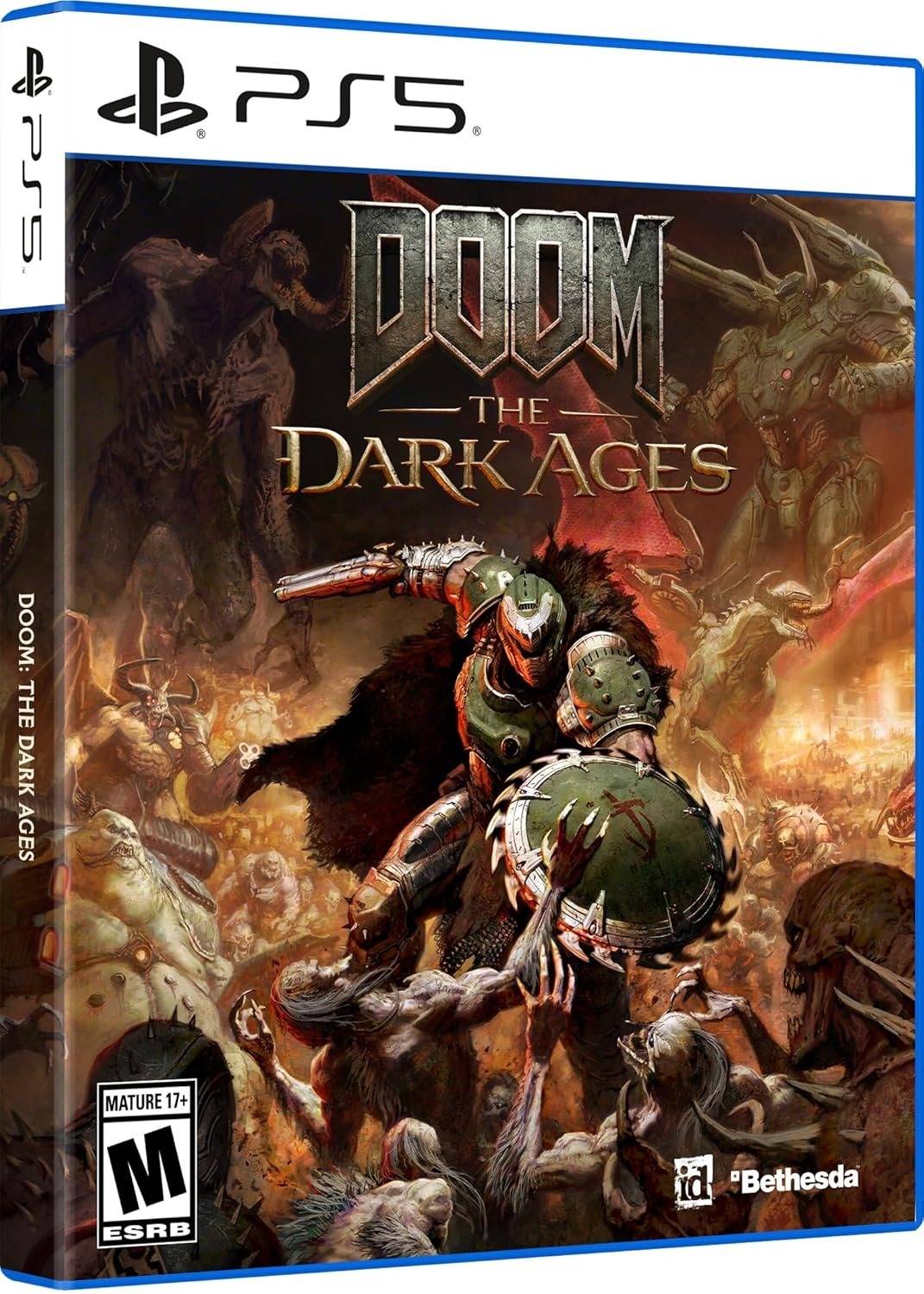 DOOM The Dark Ages PS5 Game CD | Shield Saw Combat | Dark Fantasy First-Person Shooter with Medieval War Against Hell | Demon Battles & Brutal Action Gameplay | ps game for PlayStation Players | playstation 5 games for FPS Action Fans
