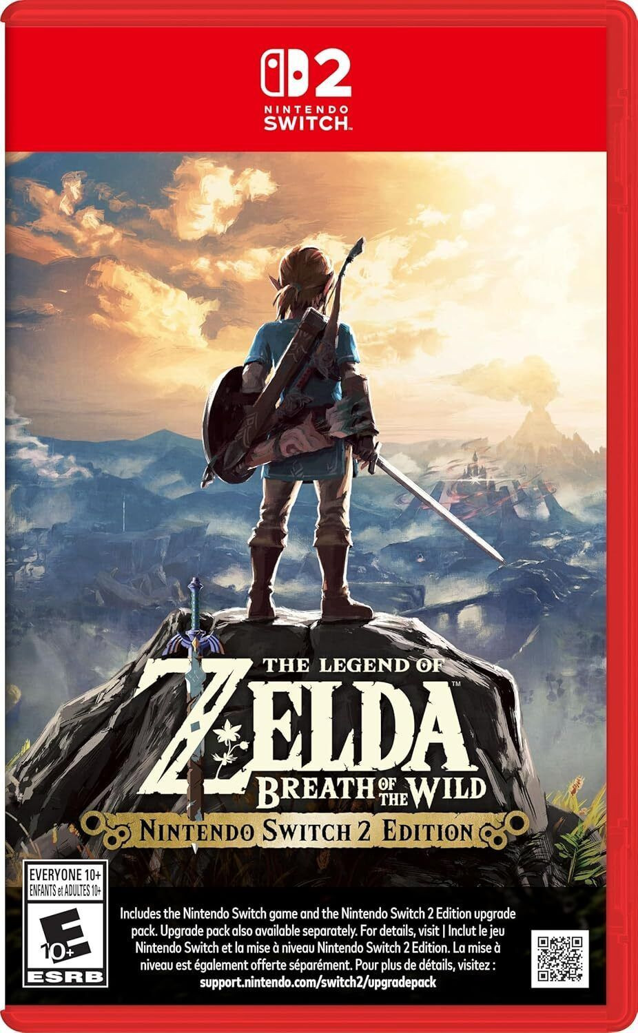Image of The Legend of Zelda Breath of the Wild (Nintendo Switch 2 Game Card) | Physical Nintendo Switch 2 Games | Premium Adventure Gameplay | Open World RPG Classic | Top Switch 2 Gaming Accessory | Smooth Performance & Best Value (Nintendo Switch 2 Enhanced Edition)
