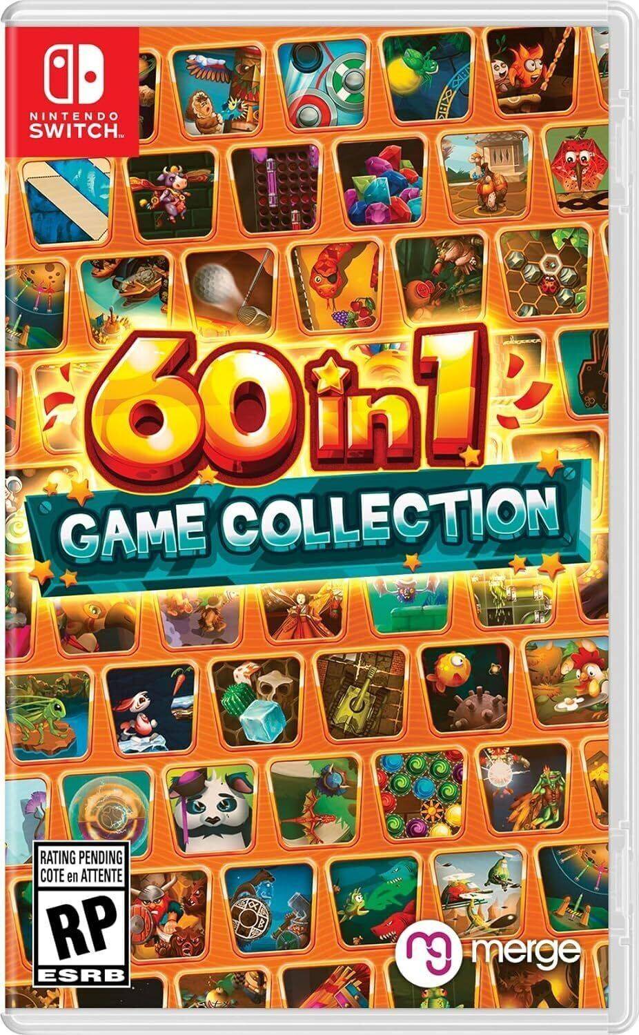 60 in 1 Game Collection Nintendo Switch CD | Switch 60 in 1