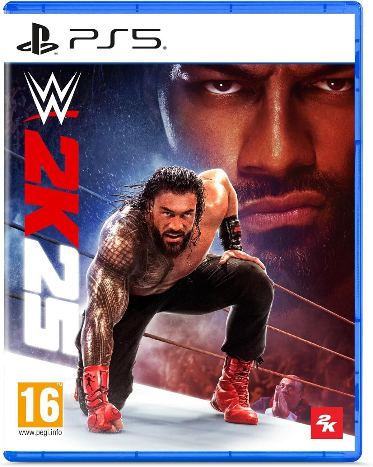 Image of WWE 2K25 PS5 Game CD | PlayStation 5 Games CD with Realistic Graphics | PS 5 Games for Wrestling Fans | Official PS Game for Hardcore Gamers | Top PS5 Games Title in PlayStation Games PS5 Collection | Premium PS5 PlayStation Games for Ultimate Experience | WWE Title for PS5 Game Collection and Career Mode Lovers