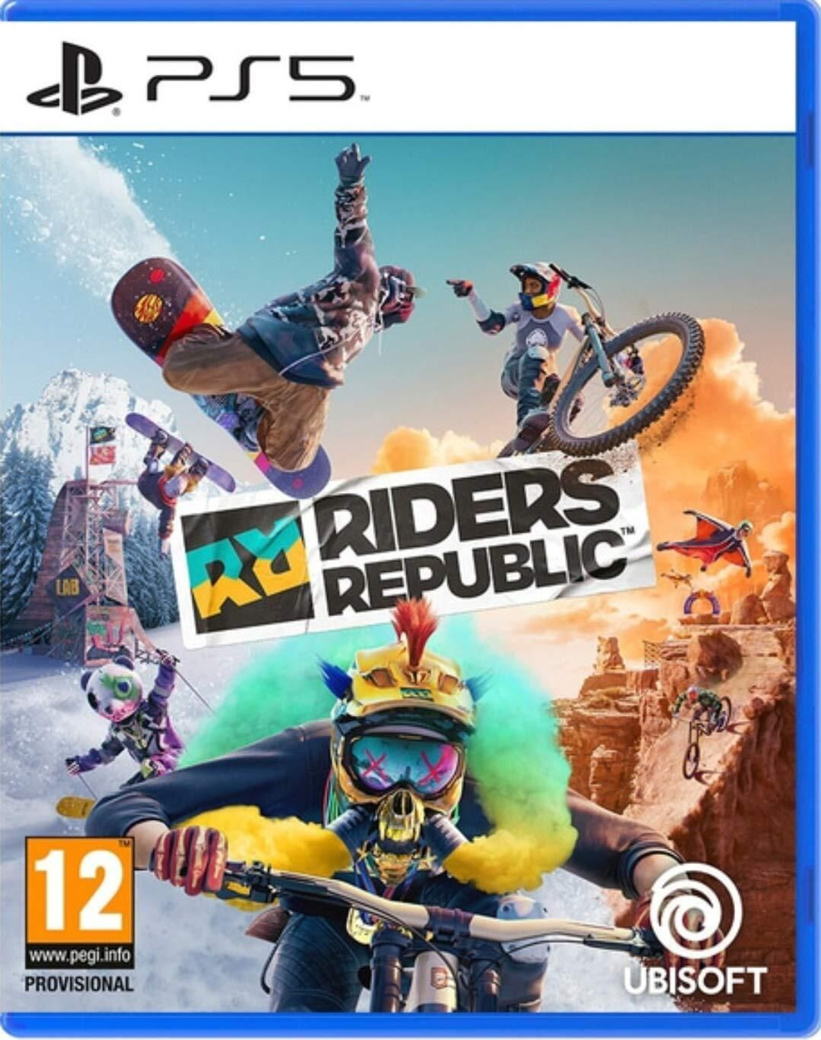 Image of Riders Republic PS5 Game CD | PS5 Games Collection Essential | PS5 Game for Sports Fans | Riders Republic PS 5 Games Adventure Title | Best PS5 Game CD for Extreme Sports | PS Game with Online Multiplayer | High Performance PlayStation 5 Games | Must-Have for PS5 Games Lovers | Smooth & Immersive PS5 PlayStation Games