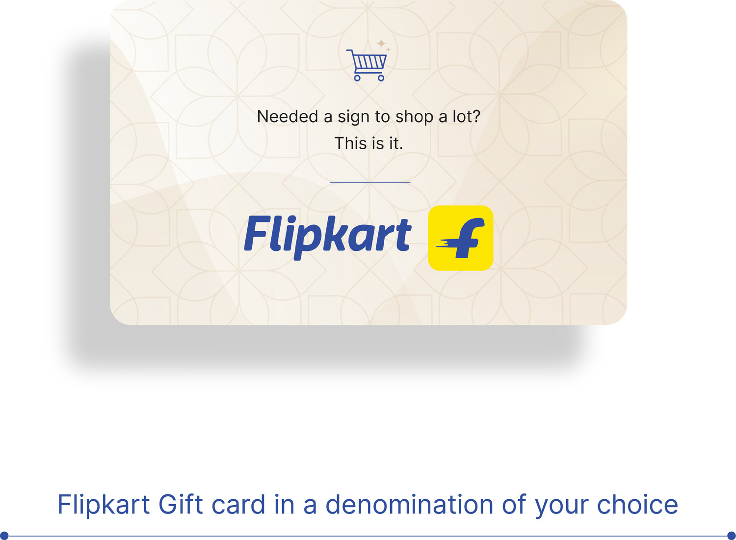 Image of Flipkart Physical Gift Card